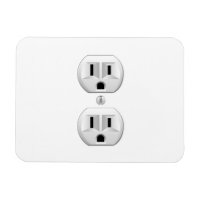 Electrical Plug Click to Customise Colour Decor