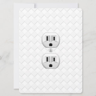 Electrical Plug Wall Outlet Fun Customise This