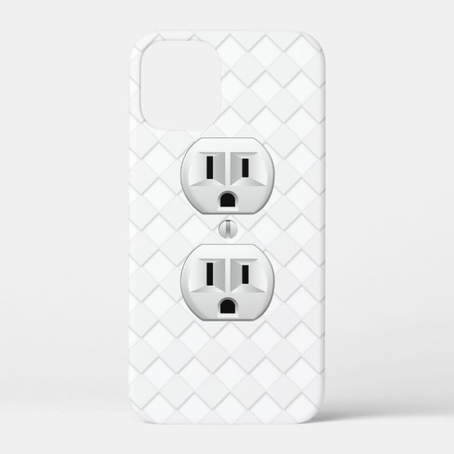 Electrical Plug Wall Outlet Fun Customise This Case-Mate iPhone Case (Back)