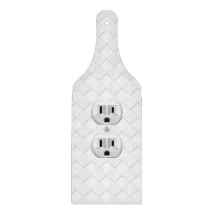 Electrical Plug Wall Outlet Fun Customise This Cutting Board
