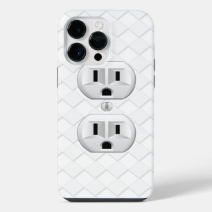 Electrical Plug Wall Outlet Fun Customise This iPhone 14 Pro Max Case