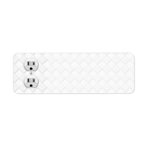 Electrical Plug Wall Outlet Fun Customise This Return Address Label