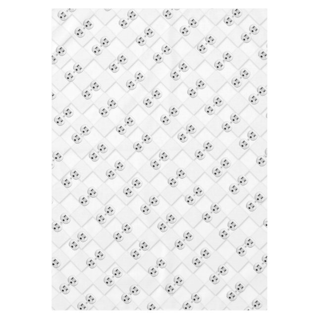 Electrical Plug Wall Outlet Fun Customise This Tablecloth (Front)