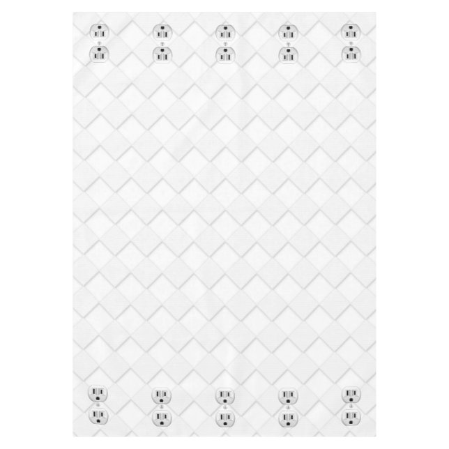 Electrical Plug Wall Outlet Fun Customise This Tablecloth (Front)