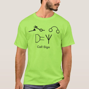 Electrical Schematic Symbols for Ham Radio Tshirt