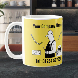 Electrical Services Cartoon Mug