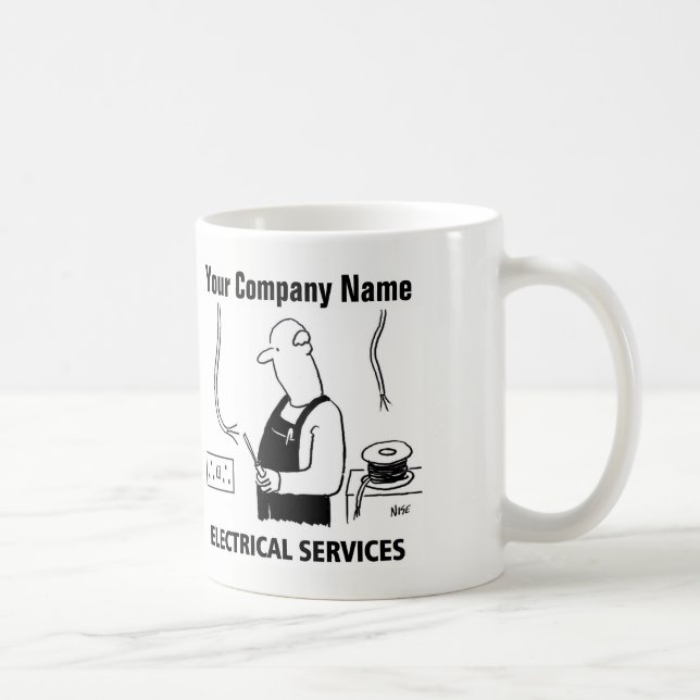 Electrical Services. Electrician Coffee Mug (Right)