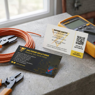 Electrical Services   Speciality construction Business Card