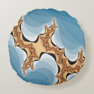 ELECTRICAL STORM ROUND CUSHION