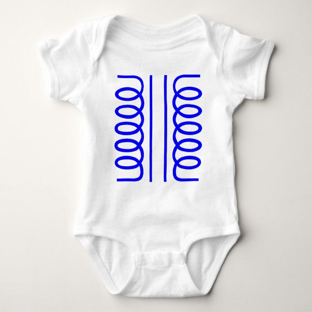 Electrical Transformer Baby Bodysuit (Front)