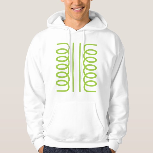Electrical Transformer Symbol Hoodie (Front)