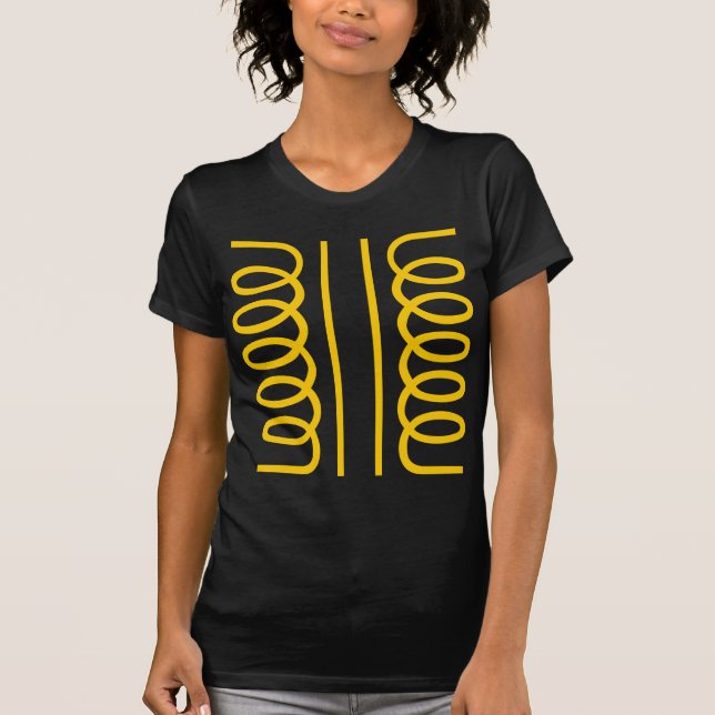 Electrical Transformer Symbol T-Shirt (Front)