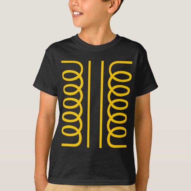 Electrical Transformer Symbol T-Shirt (Front)