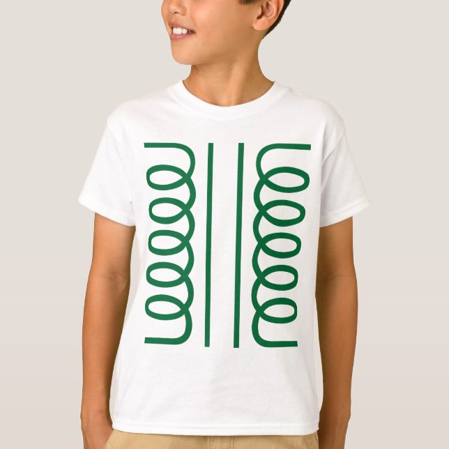 Electrical Transformer Symbol T-Shirt (Front)