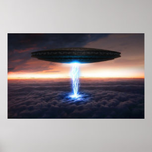 Electrical UFO Poster