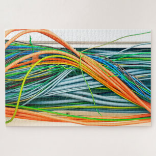 Electrical Wires Cables Coloured 1000 pieces Jigsaw Puzzle