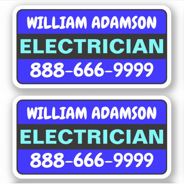 Electrician Advertising Ideas - Contact Call (Front)