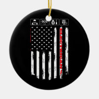 Electrician American US Flag Patriotic Technician