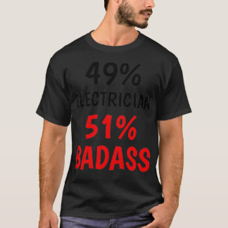 Electrician Badass  (2)  T-Shirt