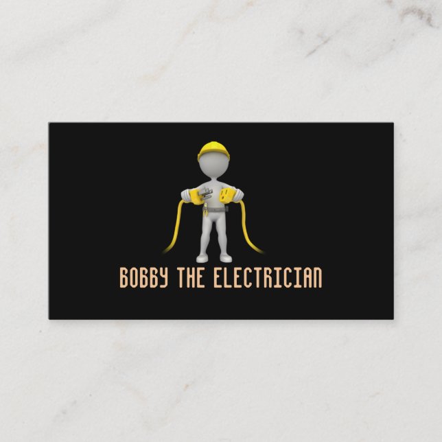 Electrician business card (Front)