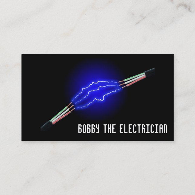 Electrician business card (Front)