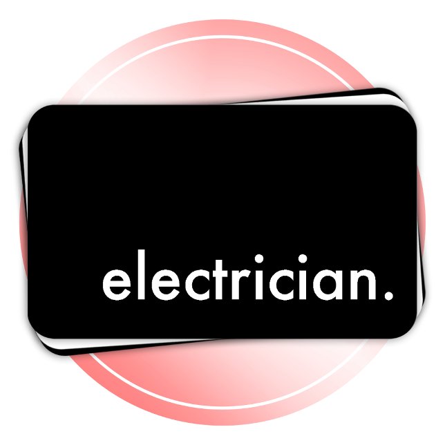 electrician. business card (Creator Uploaded)