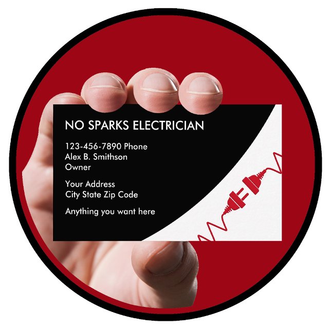 Electrician Business Card (Creator Uploaded)