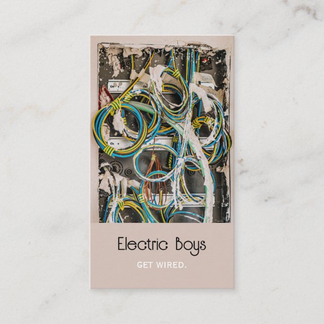 Electrician Business Card (Front)