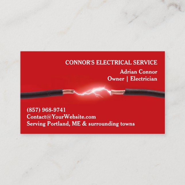 Electrician Business Card (Front)