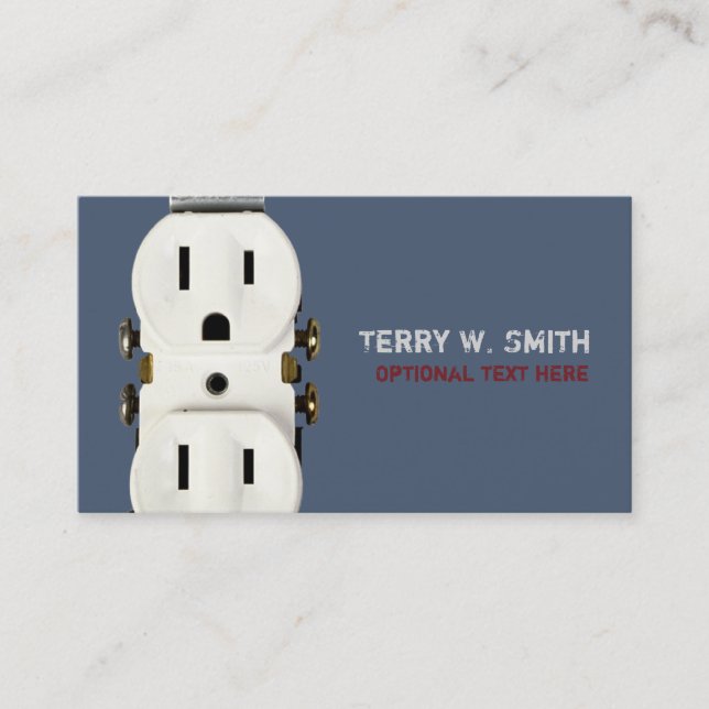 Electrician Business Card (Front)