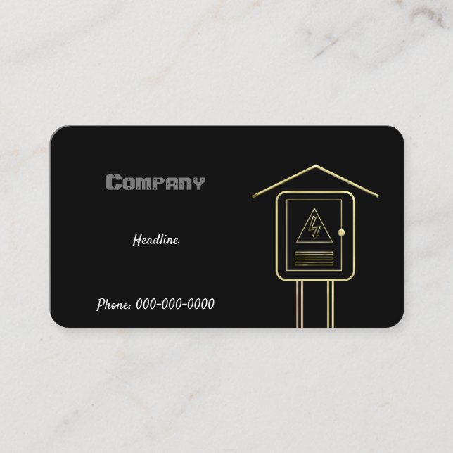 Electrician Business Card (Front)