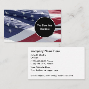 Electrician Business Cards