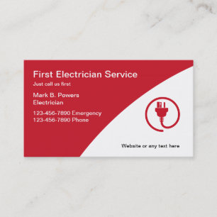 Electrician Business Cards