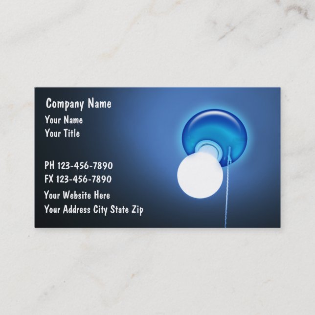 Electrician Business Cards (Front)