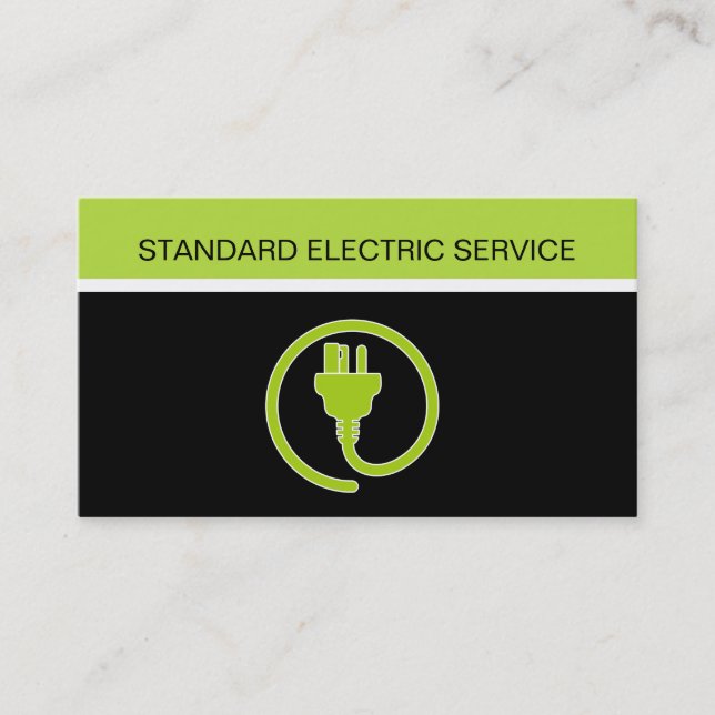 Electrician Business Cards (Front)