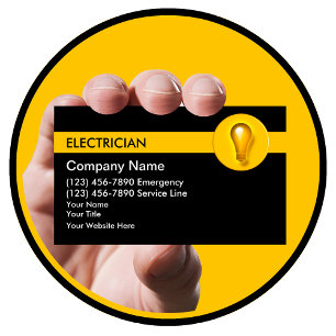 Electrician Business Cards