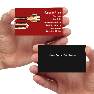 Electrician Business Cards