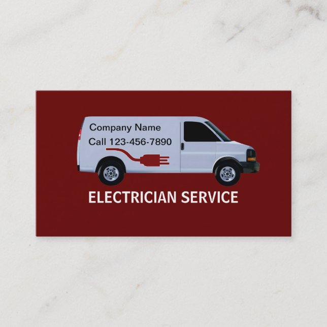 Electrician Business Cards (Front)