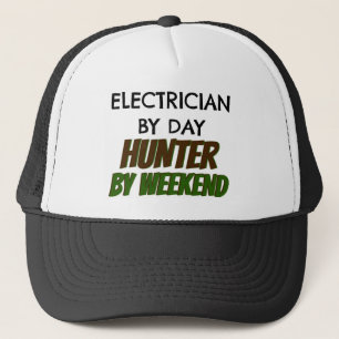 Electrician by Day Hunter by Weekend Trucker Hat