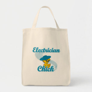 Electrician Chick #3 Tote Bag