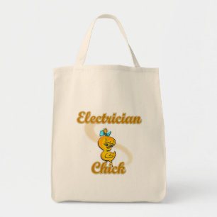 Electrician Chick Tote Bag