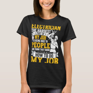 Electrician Dad Apparel Electric Lineman for Men 1 T-Shirt