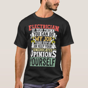 Electrician Dad Apparel Electric Lineman for Men 1 T-Shirt