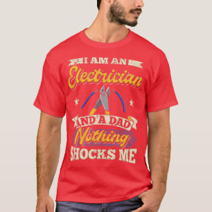 Electrician Dad Electrical Worker Journeyman Wirem T-Shirt
