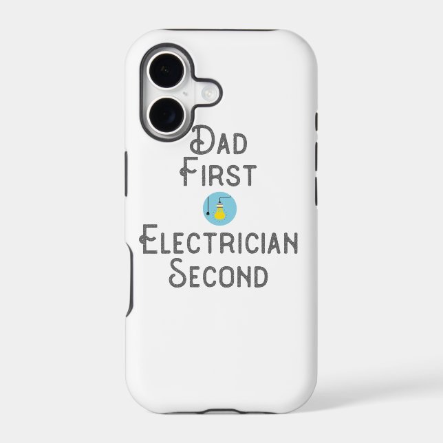 Electrician Dad Gift First Electrician Second Gift (Back)