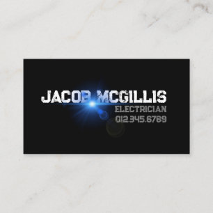 Electrician Electrical Contractor Business Card