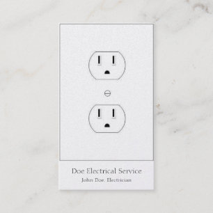 Electrician/Electrical Contractor/VerticalPlatinum Business Card