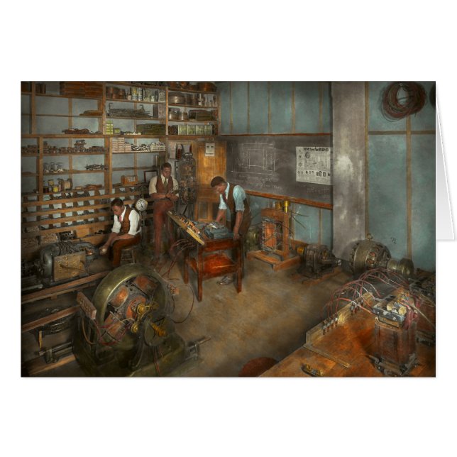 Electrician - Electrical Engineering course 1915 (Front Horizontal)