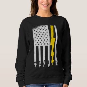Electrician Electrical Lineman Engineer _7 Sweatshirt