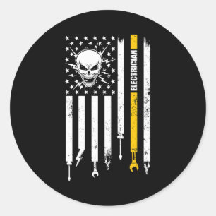 Electrician Electrician Classic Round Sticker